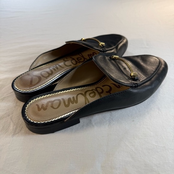 Sam Edelman Shoes - Sam Edelman Black Leather Mules Women’s Size 6.5